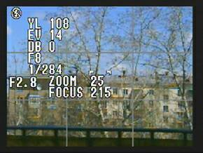 информацию о параметрах съемки