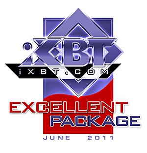 Excellent Package - iXBT.com Editors Award