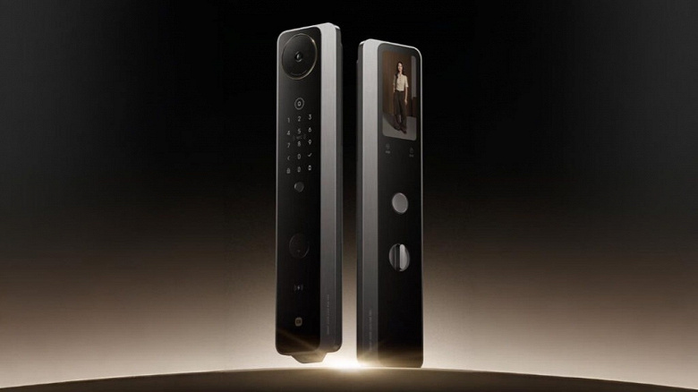 Две камеры, экран, умные сканеры вен ладони, лица и отпечатков пальцев, 8000 мА·ч и 4,5 месяца на одном заряде. Представлен умный замок Xiaomi Smart Door Lock 4 Pro Dual Camera Edition