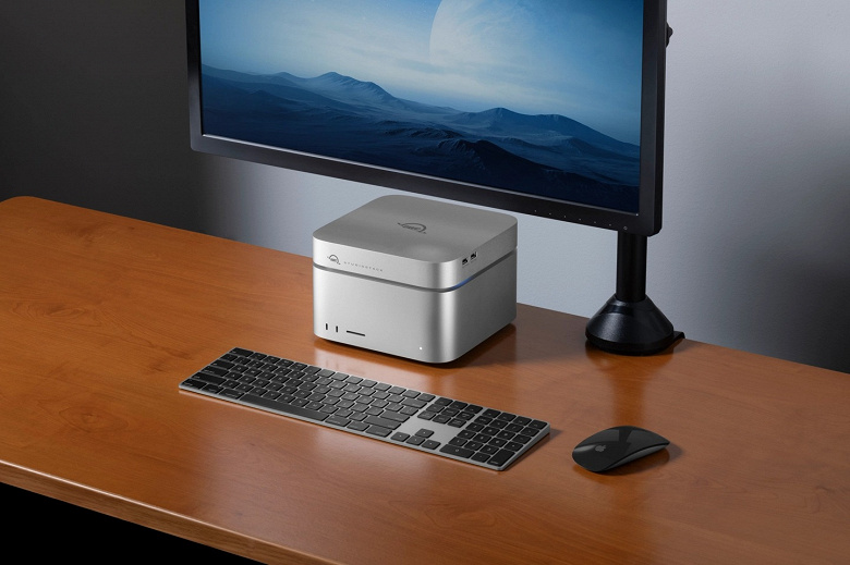 Идеально для Mac Studio и Mac mini. Представлена док-станция OWC StudioStack