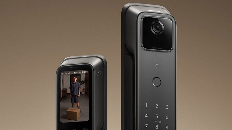 Две камеры, экран, дактилоскопический датчик и 12 способов открытия. Представлен умный замок Xiaomi Smart Door Lock 4 Pro Dual Camera Edition