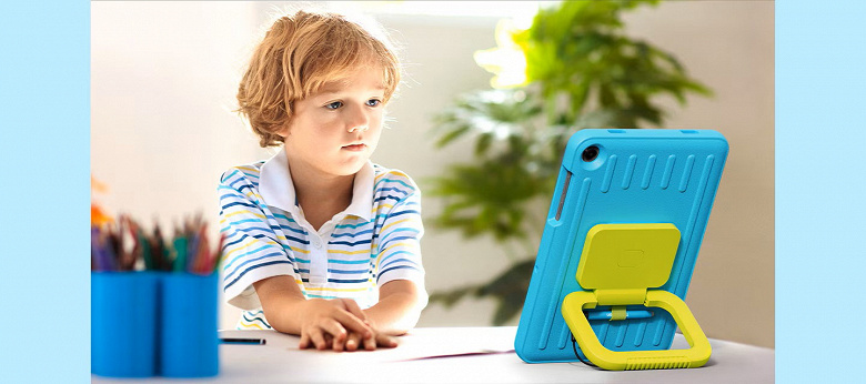 Какой планшет не страшно давать детям? Samsung представила Galaxy Tab A11+ Kids Edition в очень пухлом чехле с ручкой-подставкой