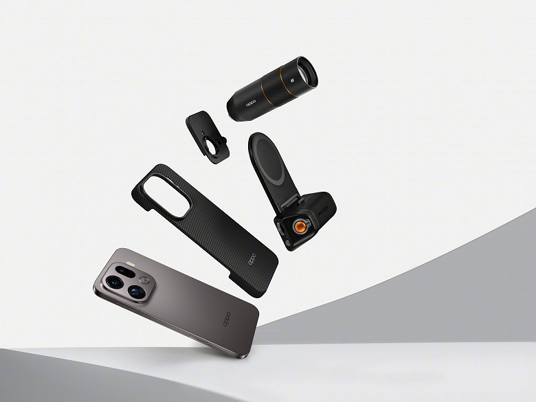 Dimensity 9500, 7500 мА•ч, 200-мегапиксельный перископ, IP69 и поддержка телеконвертеров Hasselblad. Представлен комплект Hasselblad Imaging Kit для Find X9 Pro