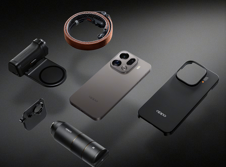 Dimensity 9500, 7500 мА•ч, 200-мегапиксельный перископ, IP69 и поддержка телеконвертеров Hasselblad. Представлен комплект Hasselblad Imaging Kit для Find X9 Pro