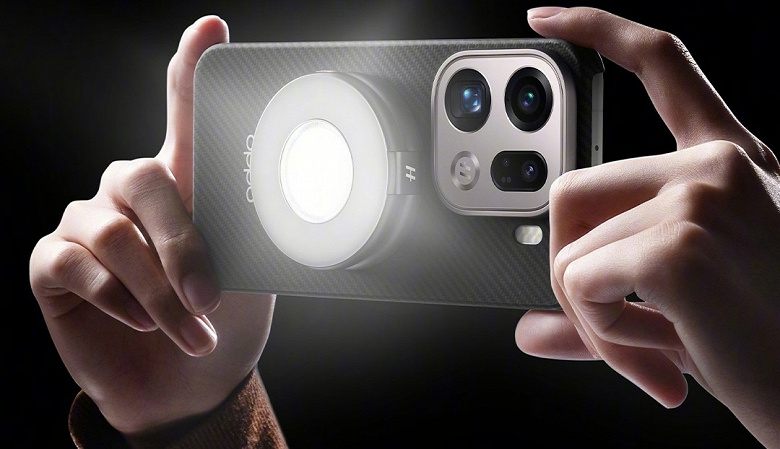 Первая в отрасли магнитная кольцевая вспышка Hasselblad, магнитный держатель и защитный чехол. Oppo представила новые аксессуары для серии Find X9