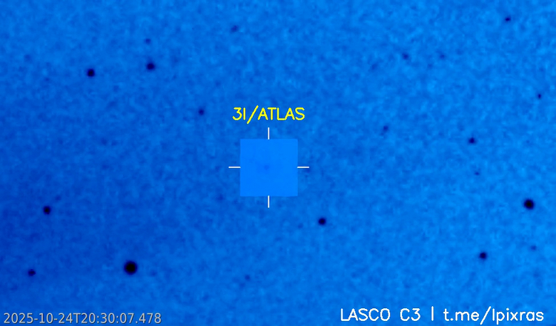 «Межзвёздный корабль» 3I/ATLAS пережил удар солнечной плазмы: опубликованы уникальные кадры