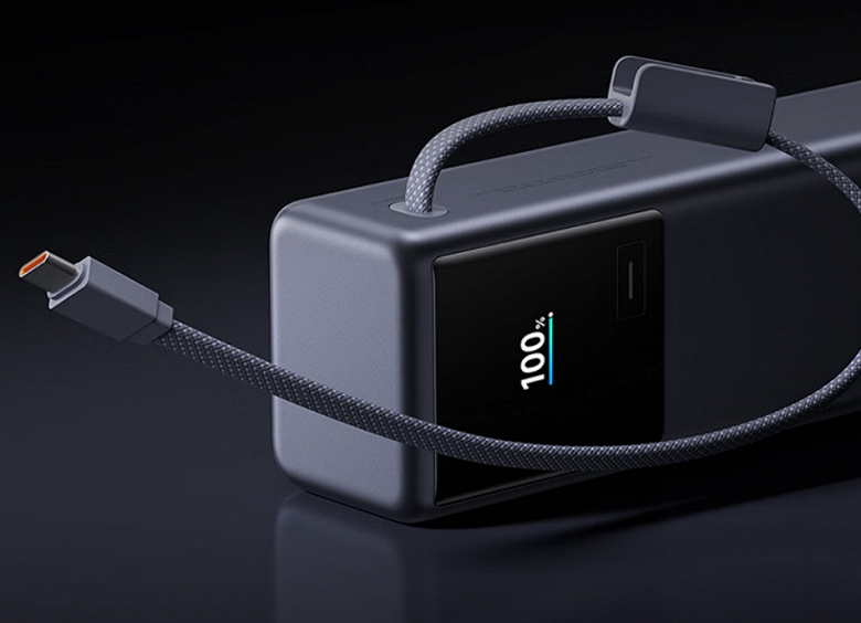 Xiaomi с аккумулятором 20 000 мАч и 165-ваттной зарядкой — 38 долларов. Стартовали продажи нового мобильного аккумулятора Xiaomi