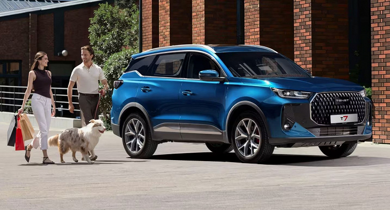 Заменитель Volkswagen Tiguan от Chery подешевел в России: Tenet T7 теперь стоит от 2,63 млн рублей