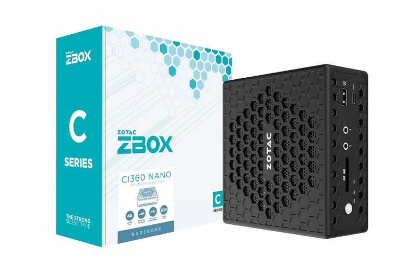 Zotac представила пассивный мини-ПК объёмом менее 1 литра. Zbox&nbsp;CI360 nano основан на Intel Processor N150