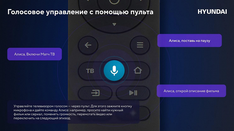 В России стартовали продажи 4К-телевизоров Hyundai на платформе YaOS Яндекса с &laquo;Алисой&raquo;