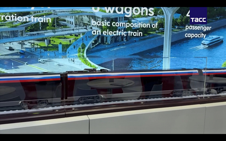 Первый российский высокоскоростной поезд будет развивать 400 км/ч и состоять из 8 вагонов. Опубликованы изображения состава