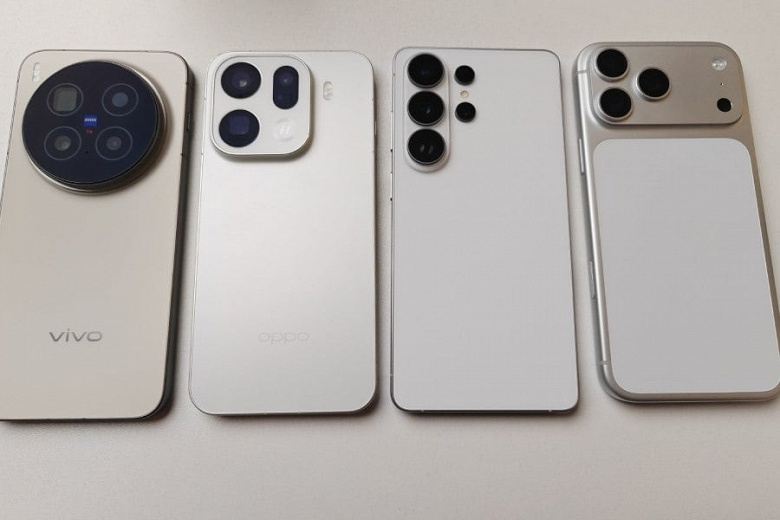 Samsung Galaxy S26 Ultra, купленный за 3300 долларов, показали на общем фото с Vivo X300, Oppo Find X9 Pro и iPhone 17 Pro Max