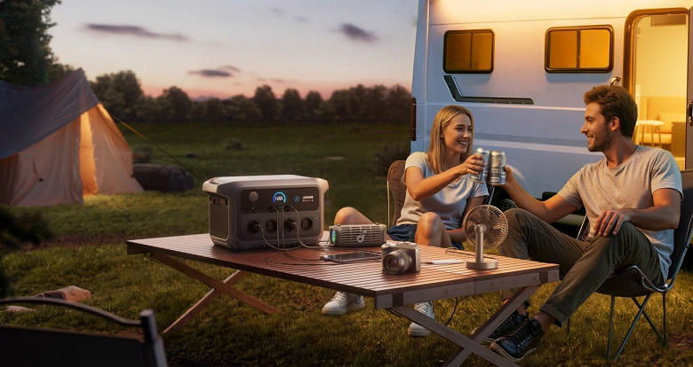 4000 Вт, 2048 Вт·ч, 4000 циклов и более 10 лет работы при ежедневной зарядке. Представлен портативный аккумулятор Anker Solidx C2000 Gen 2