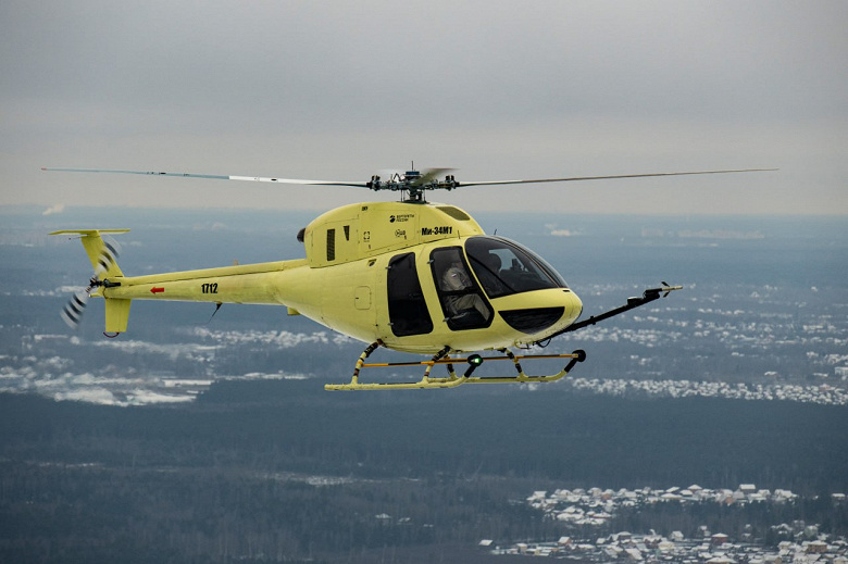 Новая попытка занять рынок: в России впервые показали вертолёт Ми-34М1