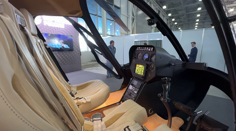 Как в машине бизнес-класса: Ростех показал салон нового вертолета Ми-34М1