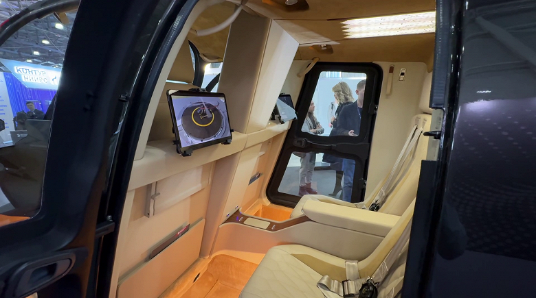 Как в машине бизнес-класса: Ростех показал салон нового вертолета Ми-34М1