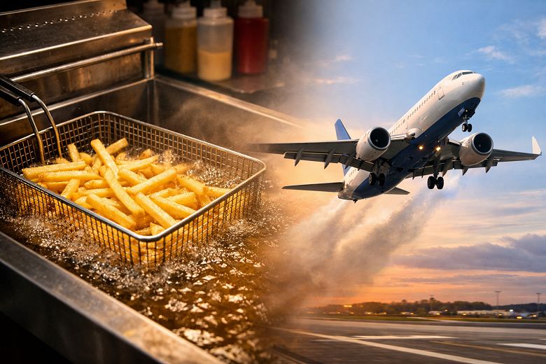 Из фритюрницы &mdash; в реактивный&nbsp;двигатель: в России успешно испытали авиатопливо из растительного масла