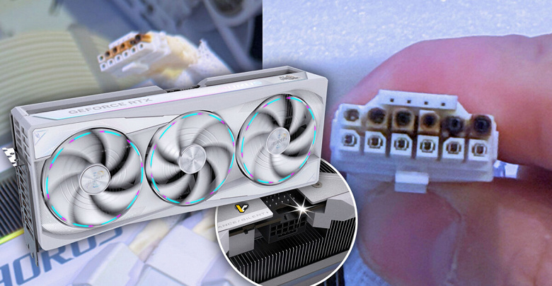 Пользователь ограничил потребление GeForce RTX 5090 до 500 Вт, но это не спасло: разъем питания все равно расплавился