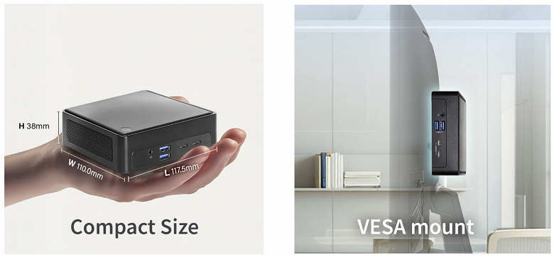 Мини-ПК ASRock NUC Ultra 300 полностью рассекречен: 16-ядерный Core Ultra 7 X358H, графика уровня GeForce RTX 4050 Laptop и до 128 ГБ оперативной памяти