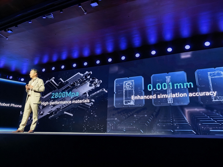 Honor представила прототип Robot Phone — смартфона с камерой на 4-осевом подвесе. Известно, что камера 200-мегапиксельная