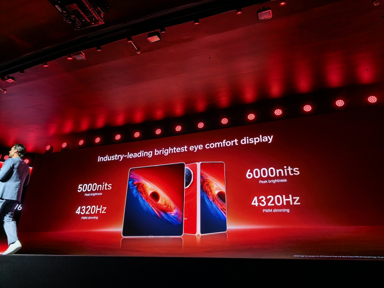 Рекордная батарея 7100 мАч с рекордной толщиной корпуса 8,75 мм, Snapdragon 8 Elite Gen5, защита IP69. Представлен складной смартфон Honor Magic V6