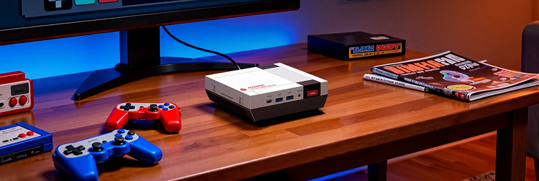 Объём менее литра, дизайн старой приставки, но мощная платформа и цена свыше 1000 долларов. На глобальный рынок вышел мини-ПК Acemagic Retro X5