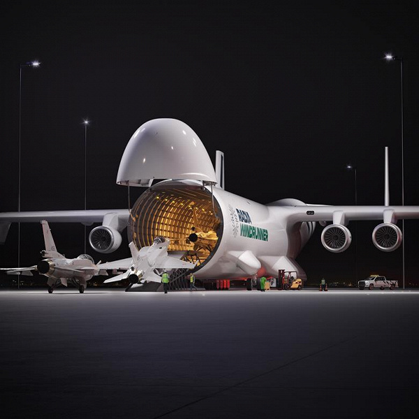 Американский стартап Radia представил WindRunner &mdash; огромный транспортный самолет, сравнимый с Ан-124 &laquo;Руслан&raquo;