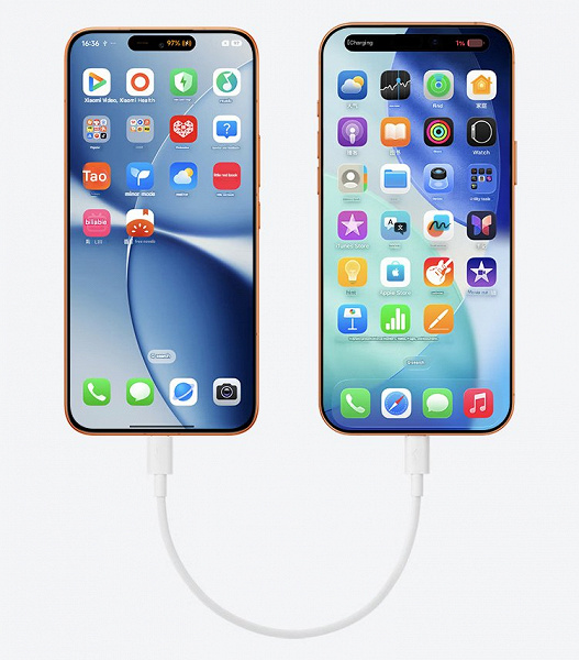 Xiaomi представила умный короткий кабель за полтора доллара для обратной зарядки, способный подавать мощность до 120 Вт