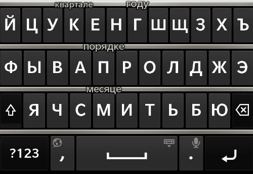 Скриншот BlackBerry 10