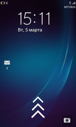 Скриншот BlackBerry 10