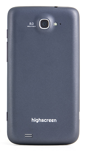 Обзор Highscreen Explosion. Обратная панель коммуникатора