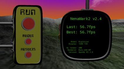 Обзор Highscreen Explosion. Скриншоты. NenaMark 2.4