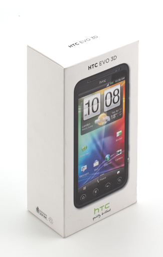 Обзор HTC Evo 3D. Коробка