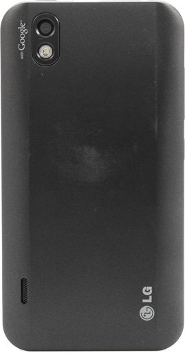 Обзор LG Optimus Black. Обратная панель корпуса