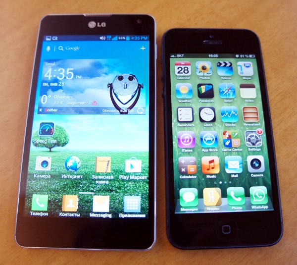 Обзор LG Optimus G