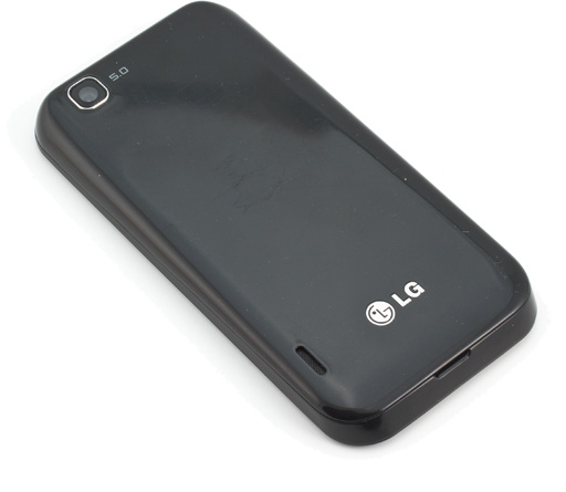 Обзор Обзор LG Optimus Sol. Обратная сторона коммуникатора