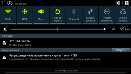 Результаты тестирования экрана Samsung Galaxy Mega