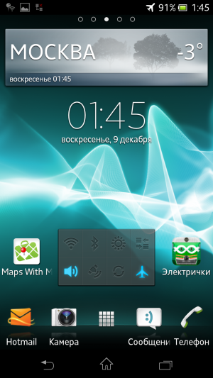 обзор смартфона Sony Xperia V