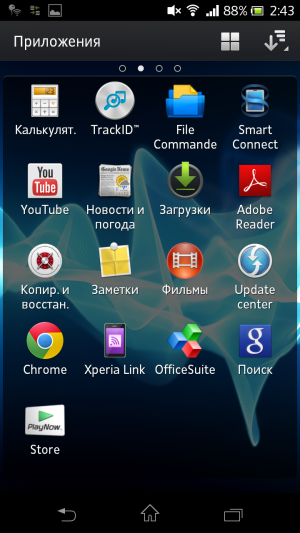 обзор смартфона Sony Xperia V