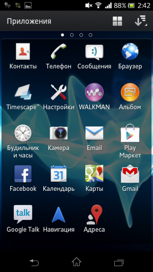 обзор смартфона Sony Xperia V