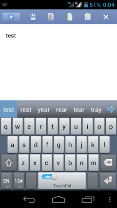 Обзор ZTE V880G. Скриншоты. Kingsoft Office