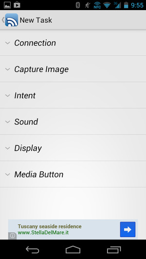 Назначение действий меткам в AnyTAG NFC Launcher