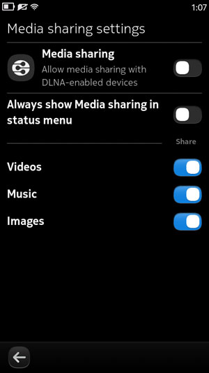 Скриншот смартфона Nokia N950
