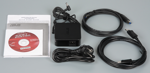 ЖК-монитор Asus PG278Q, блок питания и т. д.