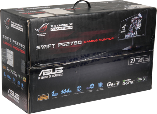 ЖК-монитор Asus PG278Q, коробка