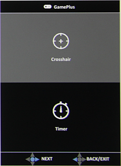 ЖК-монитор Asus PG278Q, меню установок