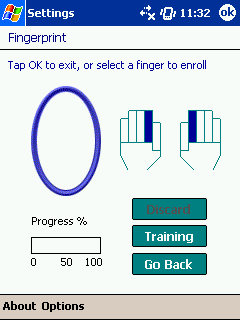 Обучение пальцем  начало