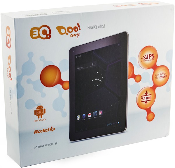 Коробка планшета 3Q Surf RC9716B