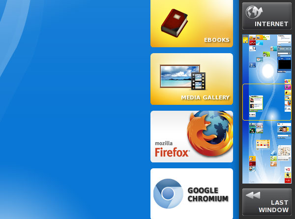 Интерфейс WeTab OS