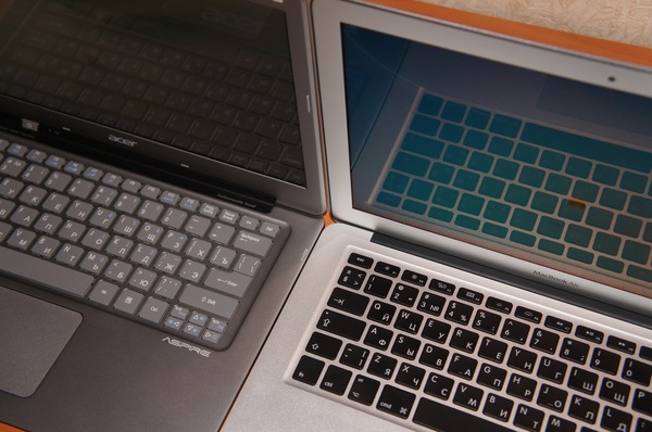 Сравнение Acer Aspire S3 с MacBook Air